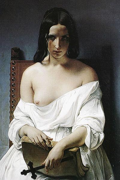 Francesco Hayez La Meditazione oil painting picture